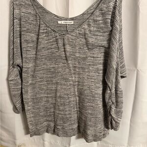 Maurices Heathered Gray Long Sleeve Top